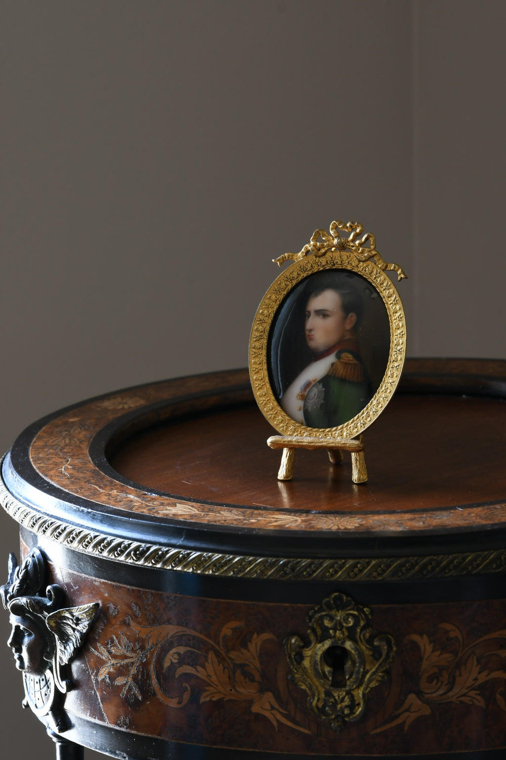 Signed Wagner Portrait Miniature of Napoleon Bonaparte on Porcelain | Continental School, Late 19th Century