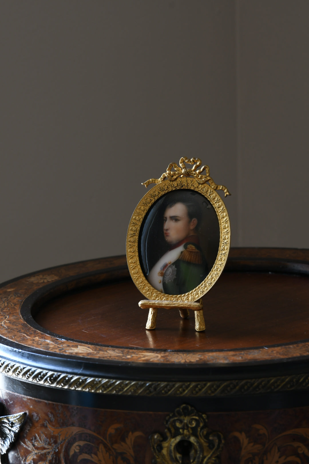 Signed Wagner Portrait Miniature of Napoleon Bonaparte on Porcelain | Continental School, Late 19th Century