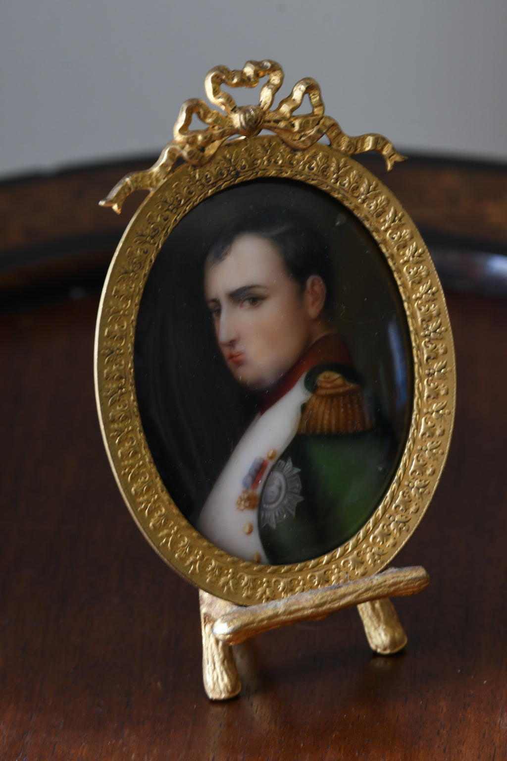 Signed Wagner Portrait Miniature of Napoleon Bonaparte on Porcelain | Continental School, Late 19th Century