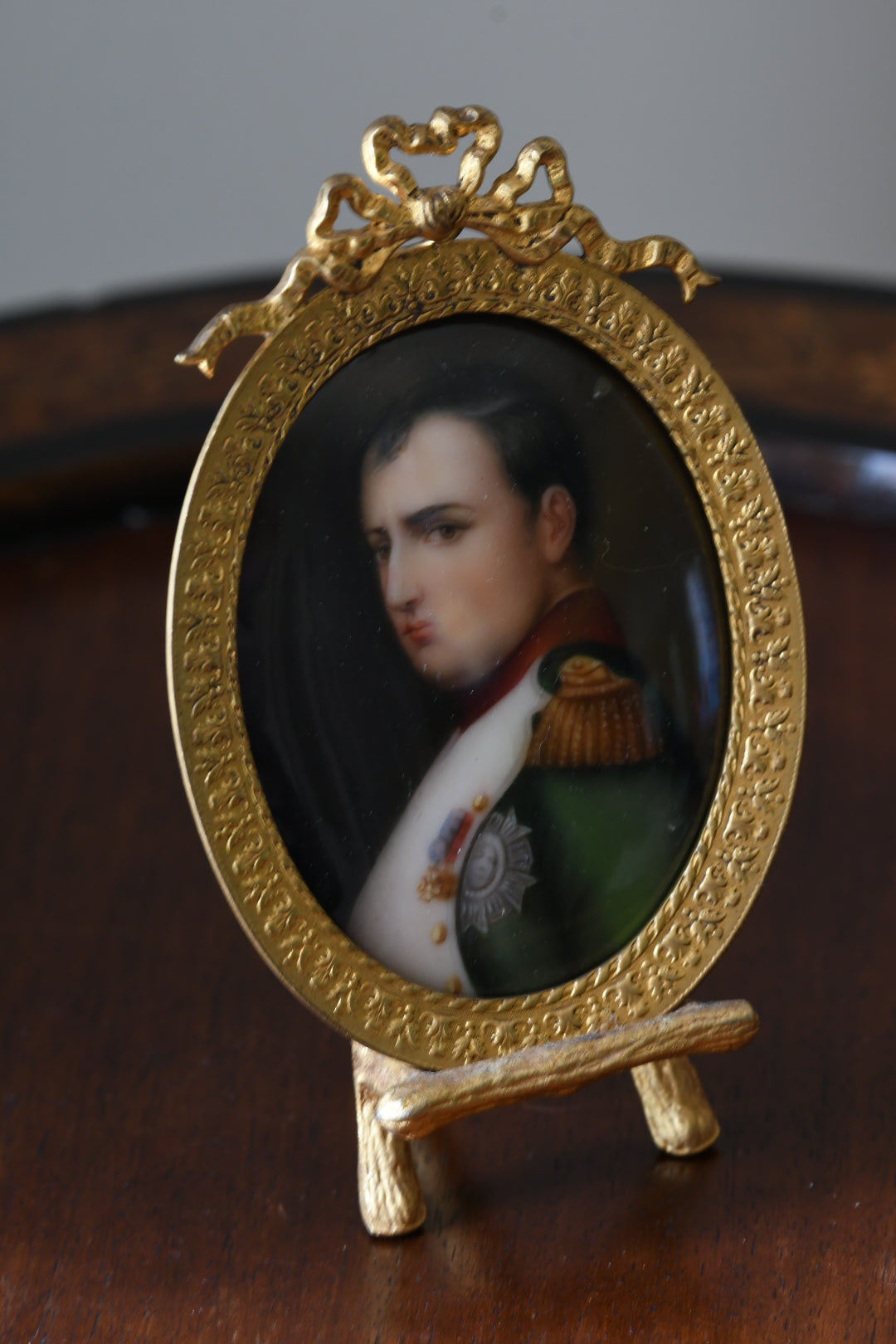 Signed Wagner Portrait Miniature of Napoleon Bonaparte on Porcelain | Continental School, Late 19th Century