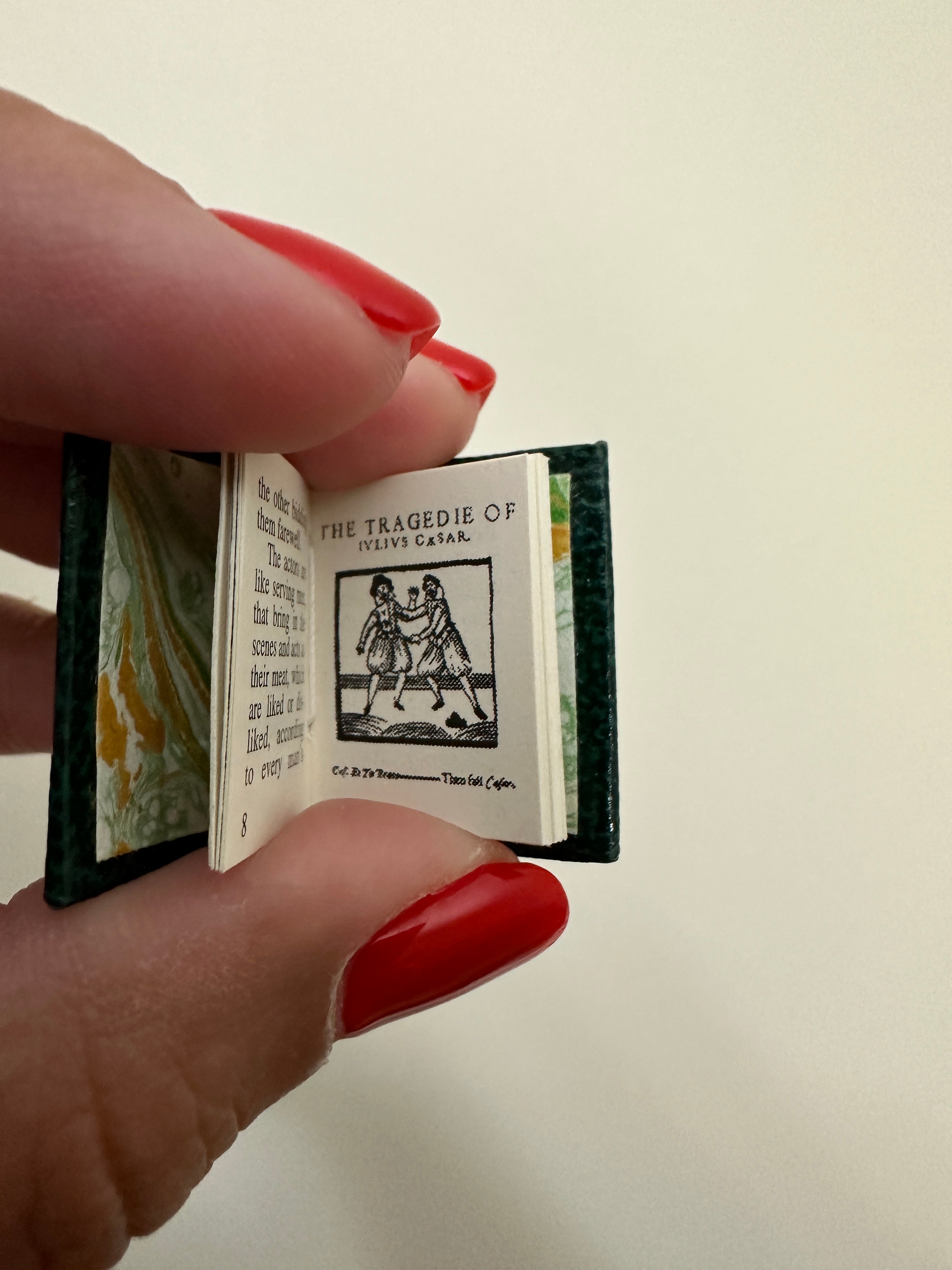Limited Edition Roger Huet “The Miniature Collection of Shakespeare’s World” | Signed No. 48/199 Miniature Book Library in Presentation Case