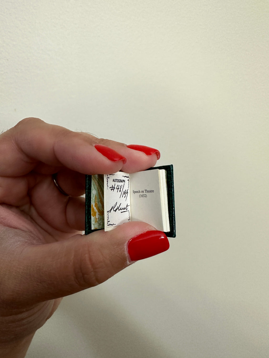 Limited Edition Roger Huet “The Miniature Collection of Shakespeare’s World” | Signed No. 48/199 Miniature Book Library in Presentation Case