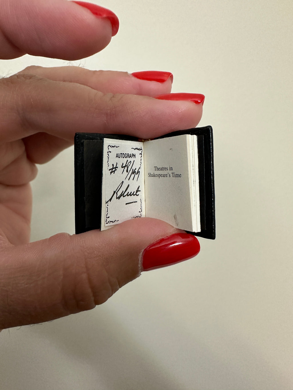 Limited Edition Roger Huet “The Miniature Collection of Shakespeare’s World” | Signed No. 48/199 Miniature Book Library in Presentation Case