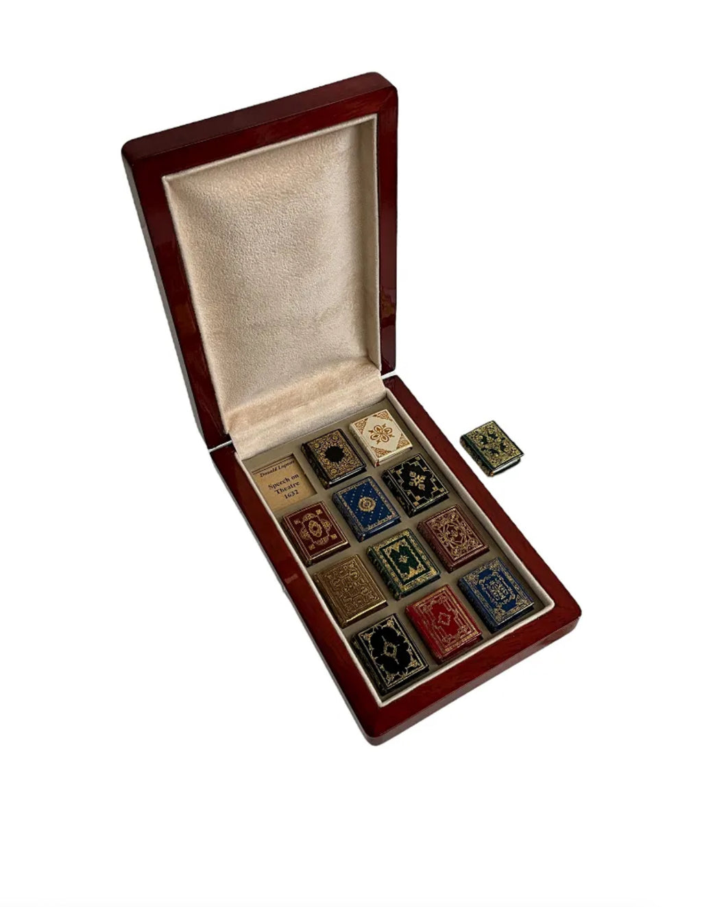 Limited Edition Roger Huet “The Miniature Collection of Shakespeare’s World” | Signed No. 48/199 Miniature Book Library in Presentation Case