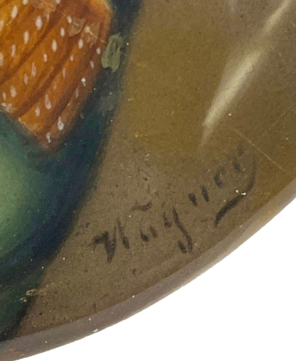 Signed Wagner Portrait Miniature of Napoleon Bonaparte on Porcelain | Continental School, Late 19th Century